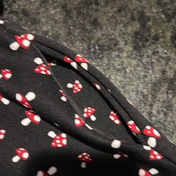 hot topic mushroom 
  Print Black tire up skater  Skirt - Picture 6 of 8